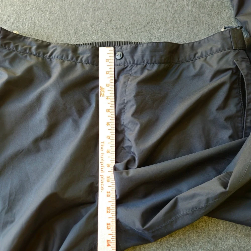 Adidas Rain Pants Mens XL Black Climaproof Side Zip Outdoor Golfcore Y2K EUC